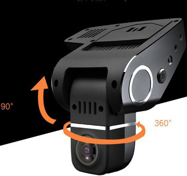 Kompakte, versteckte Auto Dashcam 1080P mit WLAN, G-Sensor & Bewegungserkennung für sichere Fahrten.