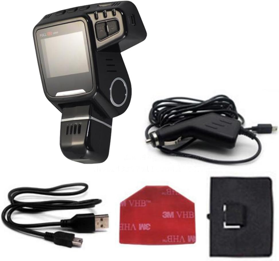 Zuverlässige Full HD Auto Dashcam mit G-Sensor, WLAN und 170° Weitwinkel für umfassende Überwachung.
