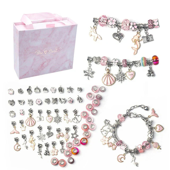 DIY Schmuck Bastelset mit Anleitung & Werkzeug; Armbänder einfach selbst gestalten.