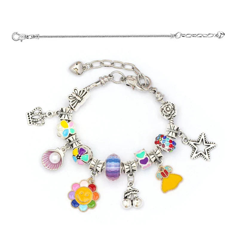 Montessori inspiriertes Armbänder Set; fördert spielerisch Kreativität & Geschicklichkeit der Kinder.