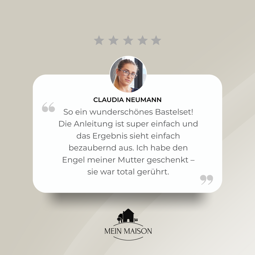 Dekoration Schutzengel: Ein gehäkelter Engel als bezaubernde Dekoration für Zuhause oder als Glücksbringer.