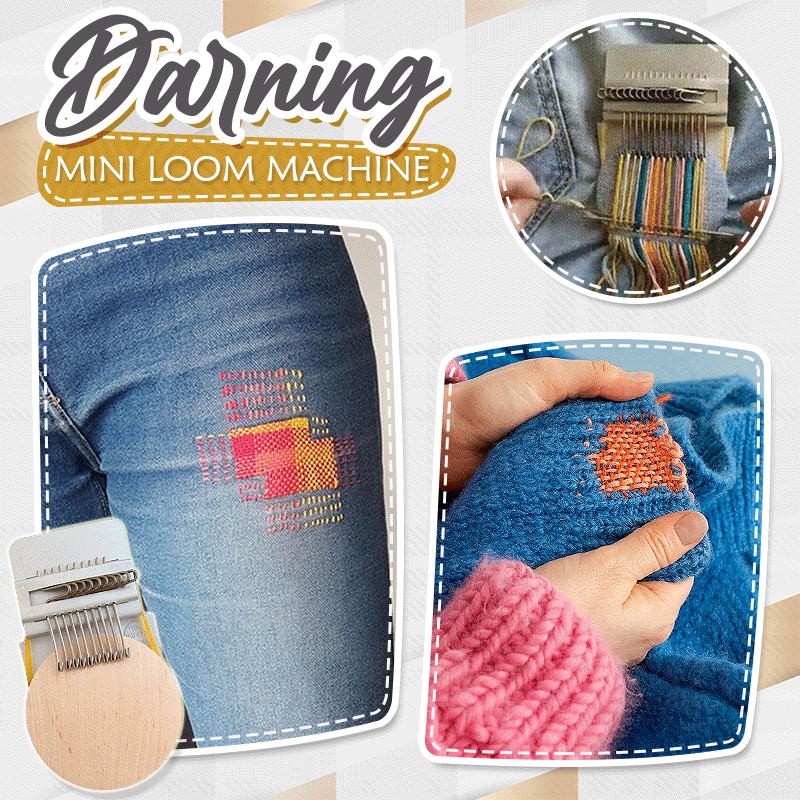 DIY Reparatur-Webwerkzeug für Kleidung zum Stopfen & Flicken; nachhaltige Textilreparatur für Unisex-Kleidung.