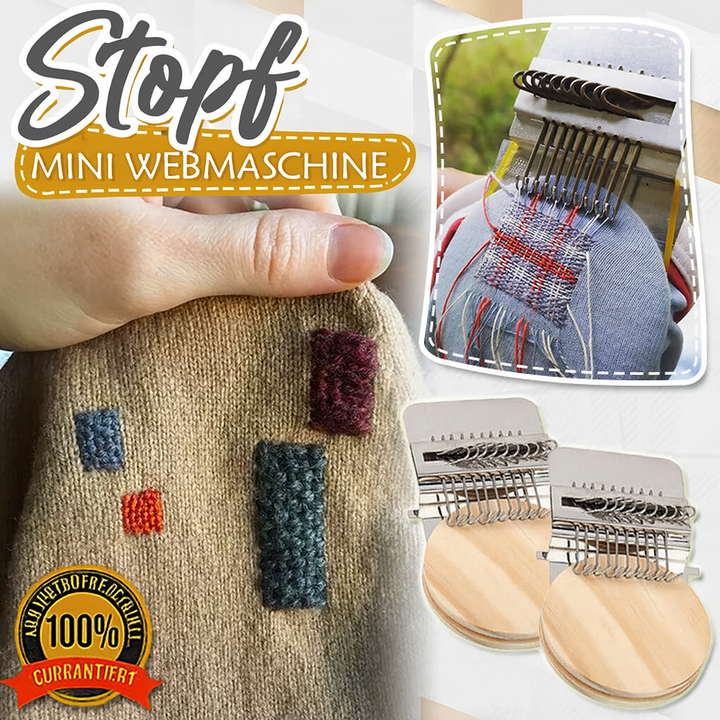 Nachhaltiges DIY Stopfwerkzeug für Kleidung; reparieren, flicken und aufwerten mit diesem Kreativset.