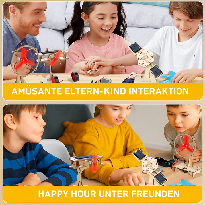Faszinierender DIY Satelliten Bausatz; Raumfahrt Modell zum Entdecken des Weltraums für Kinder & Erwachsene.