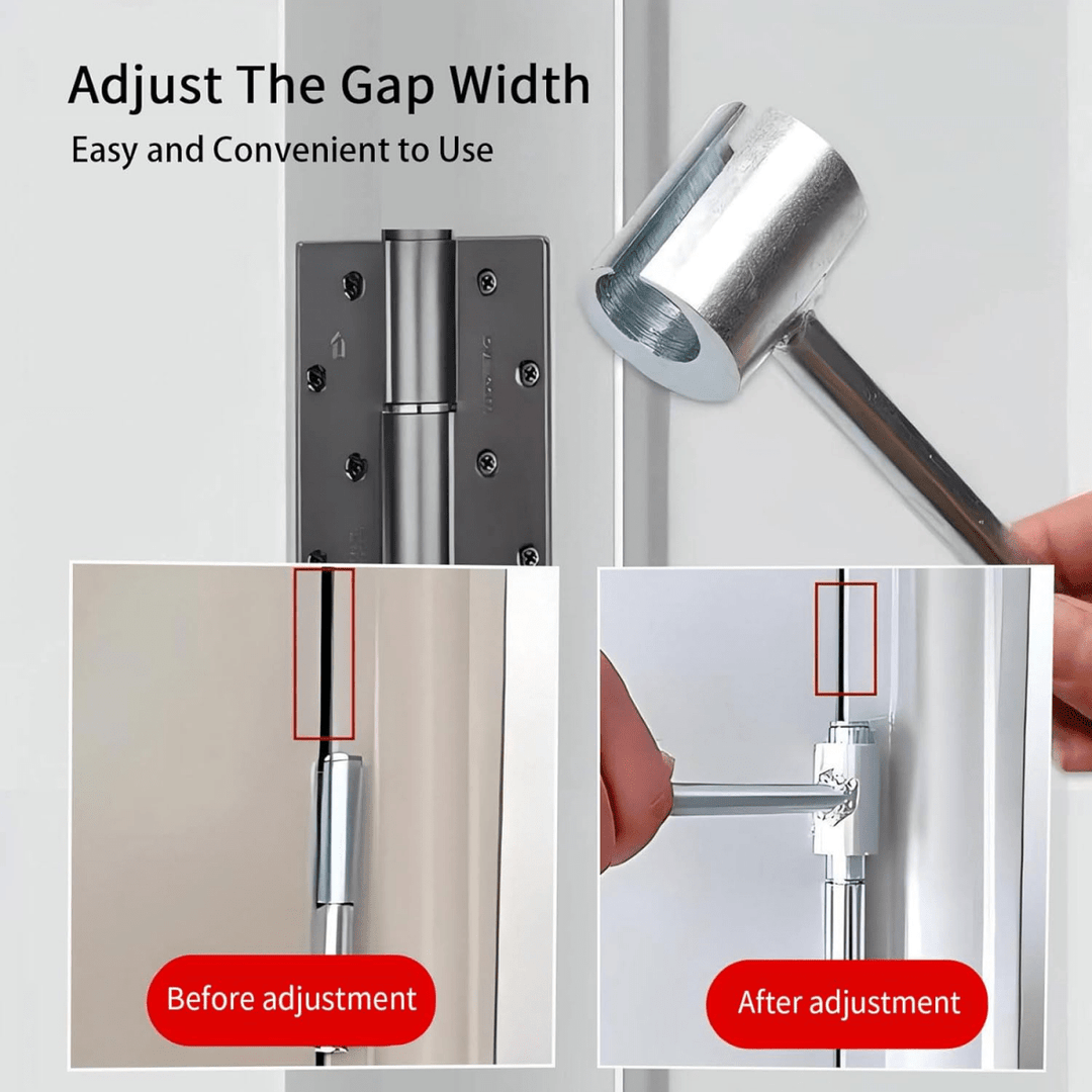 DoorFixer Türreparatur-Werkzeug für einfache Justierung und Reparatur klemmender Türen, ideal für Heimwerker.