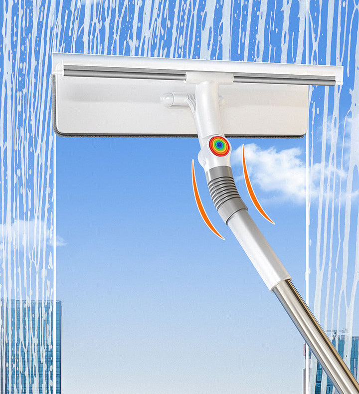 Ergonomischer Fensterwischer, doppelseitig, für effektive und streifenfreie Glasreinigung im ganzen Haus.