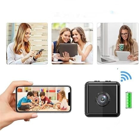 Mini-WiFi-Sicherheitskamera 1080P, drahtlos, zur zuverlässigen Haus-Sicherheit und Videoüberwachung.