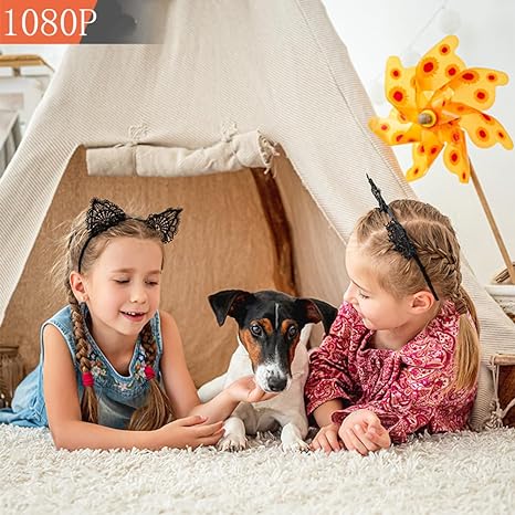 Kompakte Mini WLAN Überwachungskamera 1080P mit Bewegungserkennung für Innen- & Außenbereich.