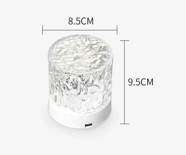 Moderne, kabellose AuraGlow RGB-LED-Stimmungsleuchte für vielseitige Ambientebeleuchtung.