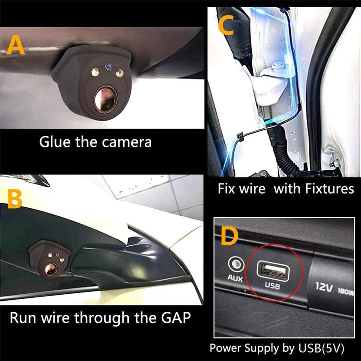 HD-Rückfahrkamera RoadMate liefert gestochen scharfe Bilder für präzises Manövrieren. Essentielles Auto-Zubehör.