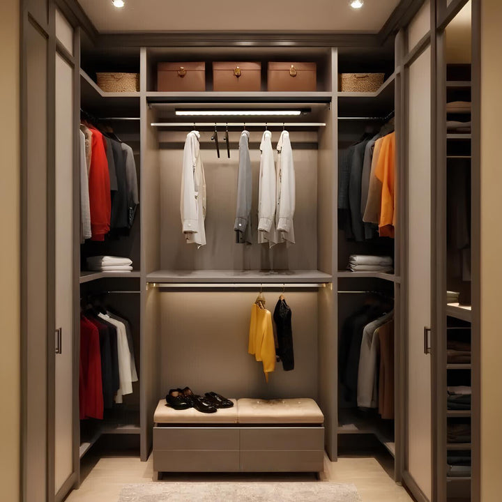 Kabellose LED Beleuchtung mit Bewegungssensor; flexibles Licht für Kleiderschrank & Küche.
