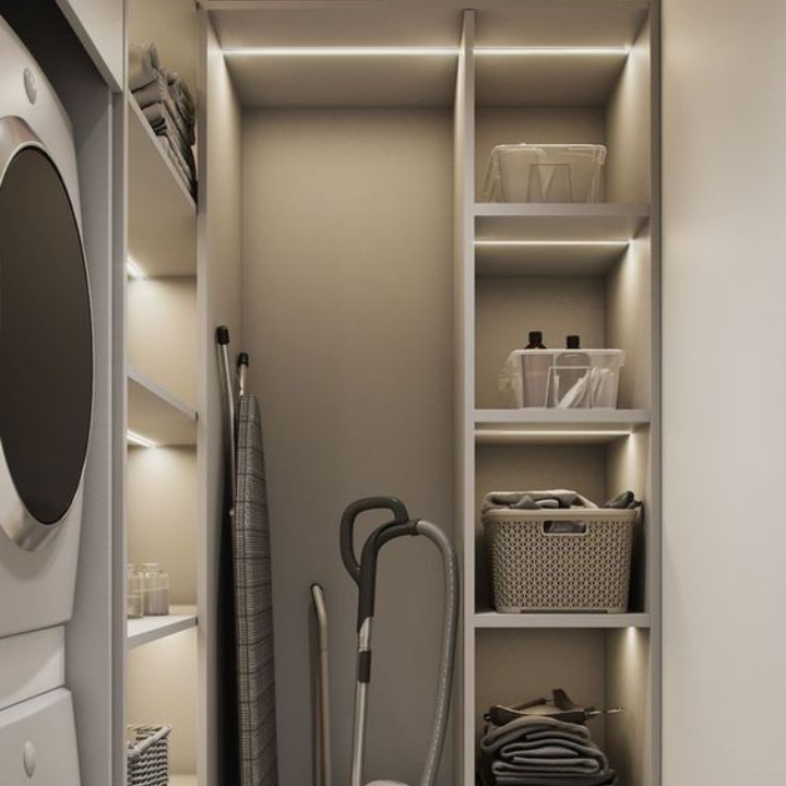 LED Sensor-Lichtleiste kabellos; USB-aufladbar, helles Licht für Garderobe, Küche, Bad. Smart Home.