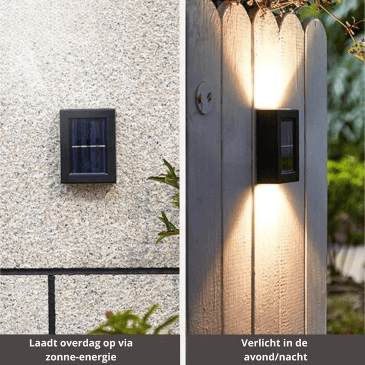 Solarbetriebene LED-Gartenbeleuchtung, drahtlos und energieeffizient, perfekt für Outdoor-Bereiche ohne Stromanschluss.