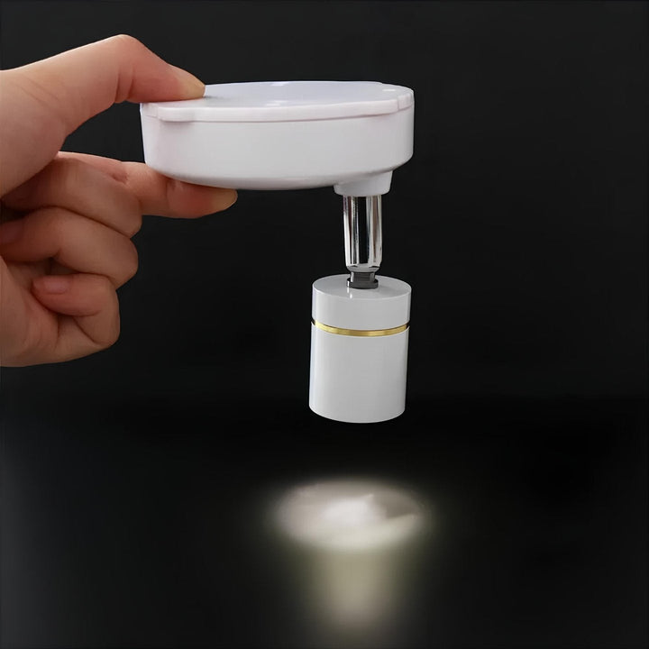 Vielseitiger, drahtloser LumaSpot LED-Spotlight, Akzentlicht & Dekoration, batteriebetrieben und dimmbar.