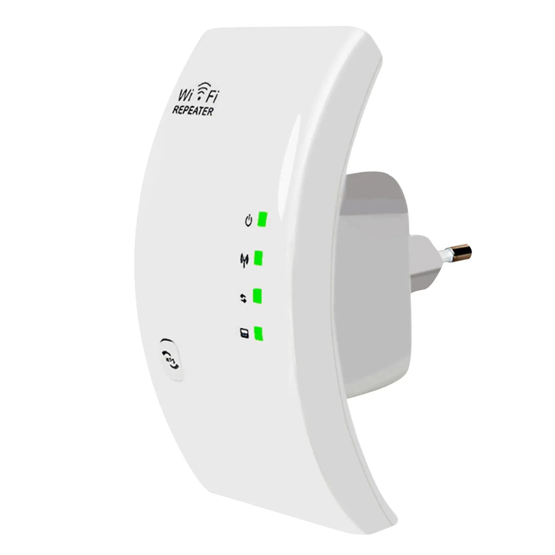 Drahtloser NetBlaze WiFi-Verstärker für nahtloses Internet. Kompaktes Design für maximale WLAN-Reichweite.