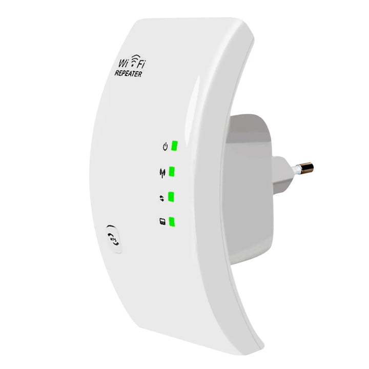 Drahtloser NetBlaze WiFi-Verstärker für nahtloses Internet. Kompaktes Design für maximale WLAN-Reichweite.