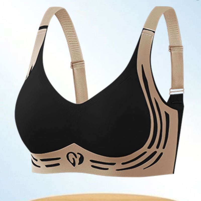 Moderner drahtloser Push-up BH für Damen. 3er-Pack Bügelloser BH für optimalen Tragekomfort & Brusthebung.