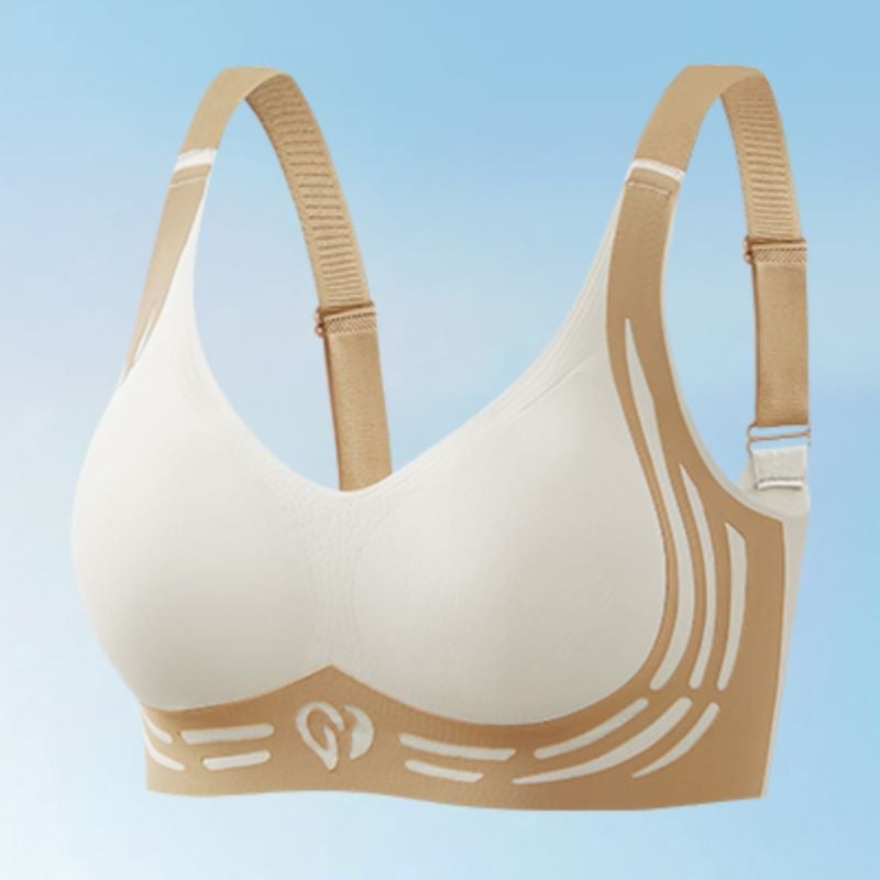 Vielseitiger drahtloser Damen BH im 3er-Set. Push-up Effekt & bügelloser Komfort für Alltag und Freizeit.