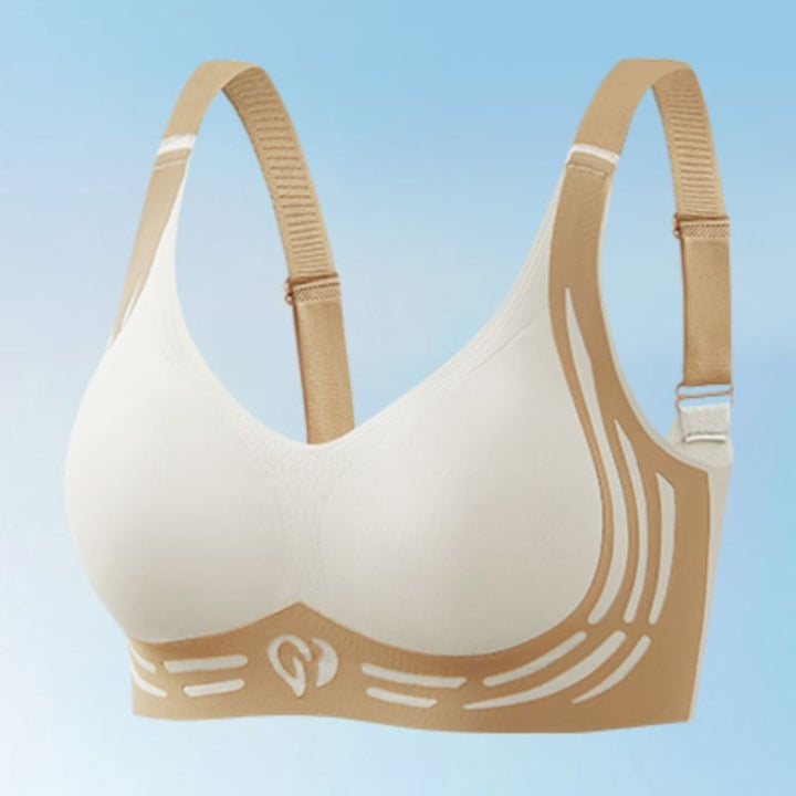 Vielseitiger drahtloser Damen BH im 3er-Set. Push-up Effekt & bügelloser Komfort für Alltag und Freizeit.