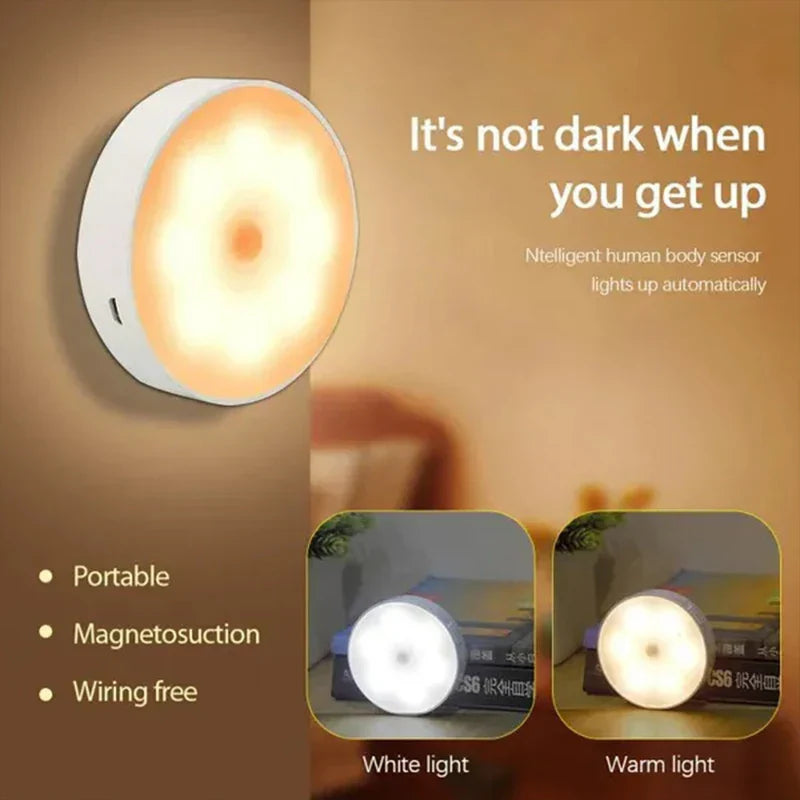 Smartes LED Treppenlicht mit Sensor. Magnetisches, drahtloses Nachtlicht für mehr Sicherheit.