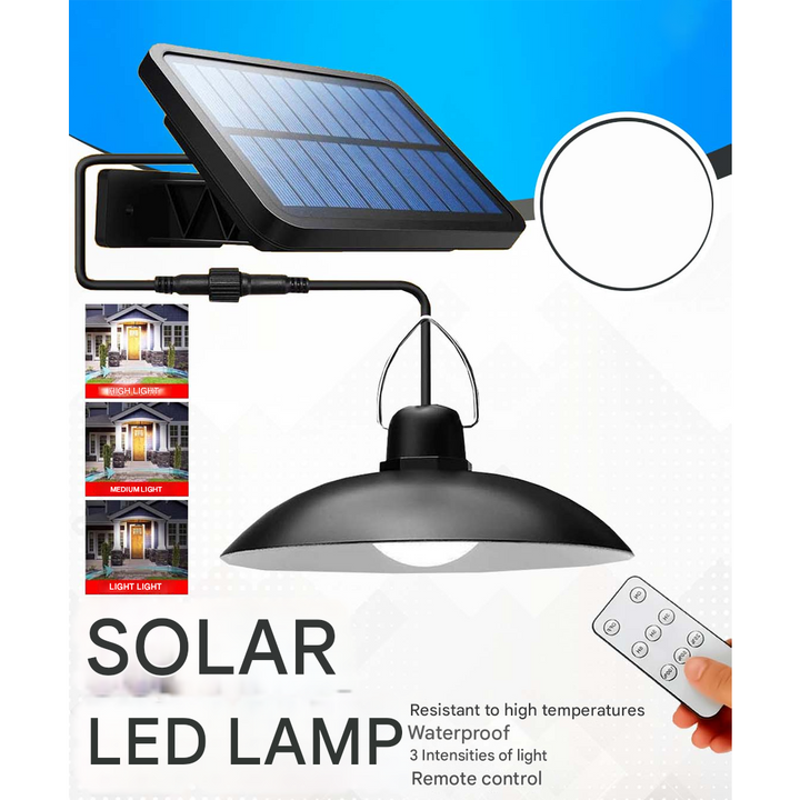 Intelligente Solar-LED-Lampe TwinRay für flexible Lichtgestaltung. Drahtlos, energieeffizient und umweltfreundlich.