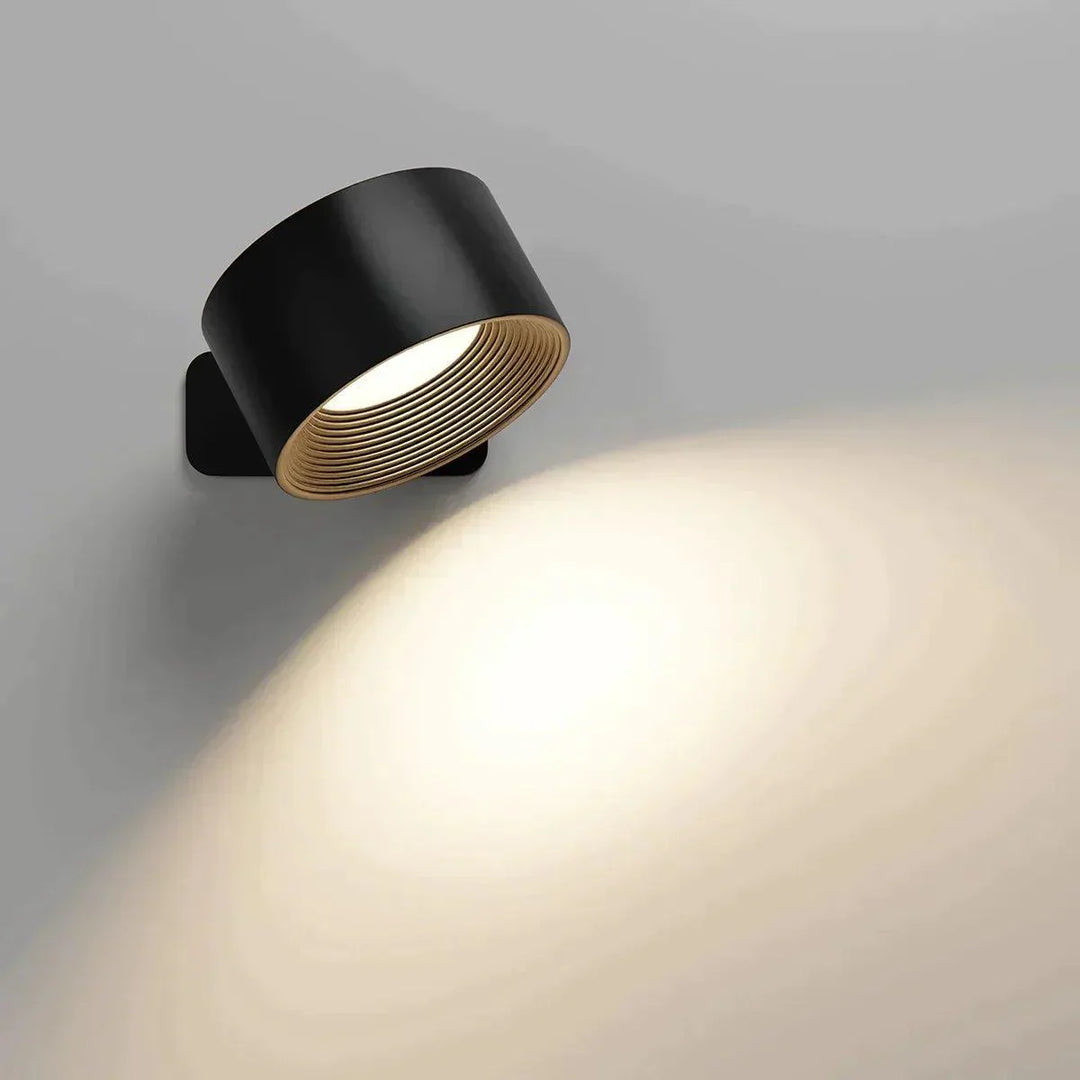 Drehbare LED Wandleuchte ML260526, dimmbar, kabellos, für moderne Wohnzimmer-Beleuchtung.