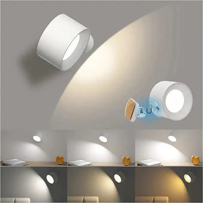 Flexible drehbare Wandleuchte LED, dimmbar für individuelle Lichtgestaltung und Dekoration im Wohnbereich.