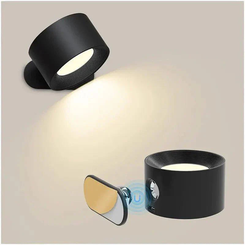 Minimalistische dimmbare LED Wandleuchte ML260526, schwenkbar für Leselicht im Schlafzimmer oder Akzentbeleuchtung.