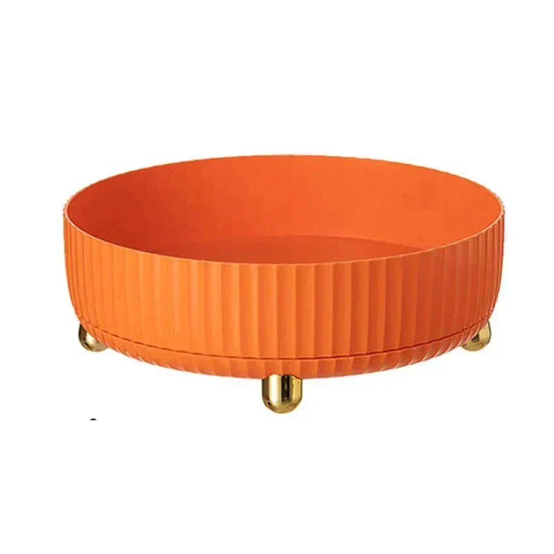 Eleganter 360° Organizer: Ordnungssystem für Bad & Küche, optimiert Stauraum effektiv.