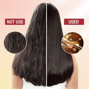 Volumenbürste & Haartrockner: Drehbarer Aufsatz für fülliges Haar und leichte Locken.