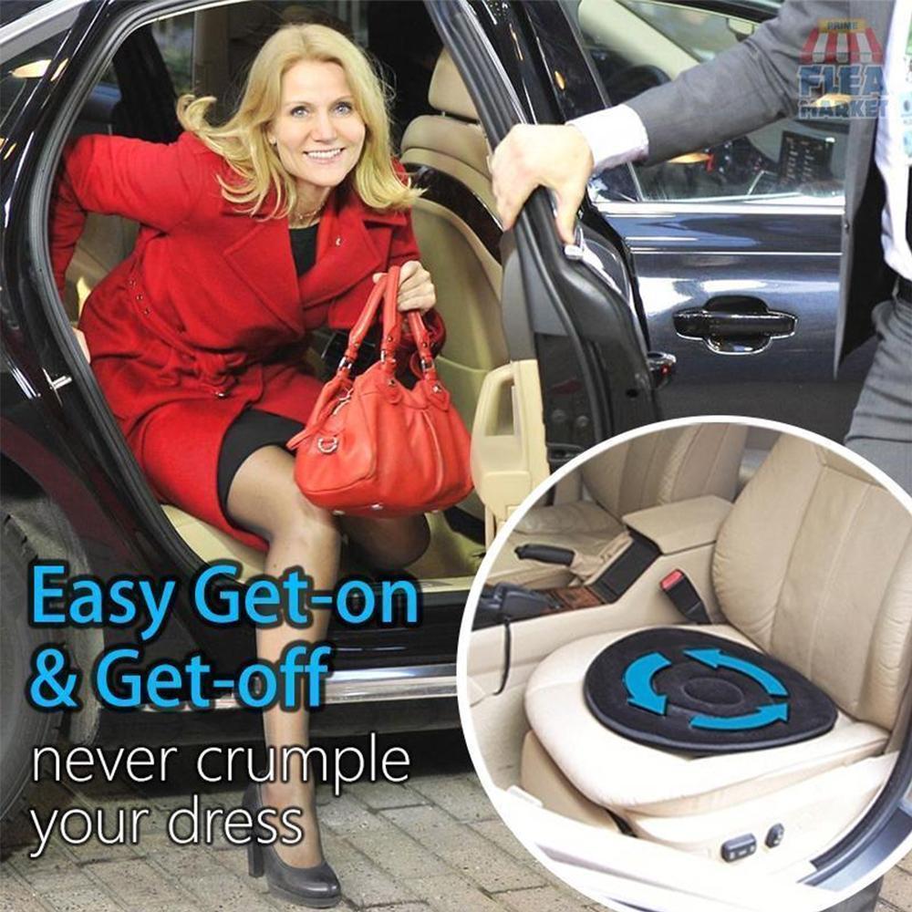 Movello drehbares Memory-Sitzkissen mit Anti-Rutsch-Basis, ergonomisch & als Mobilitätshilfe.