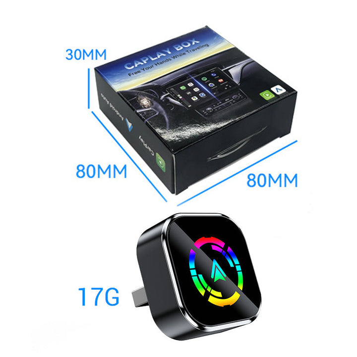 DriveLink Pro Wireless Adapter für Apple CarPlay & Android Auto. Einfache Integration aller Smartphones.