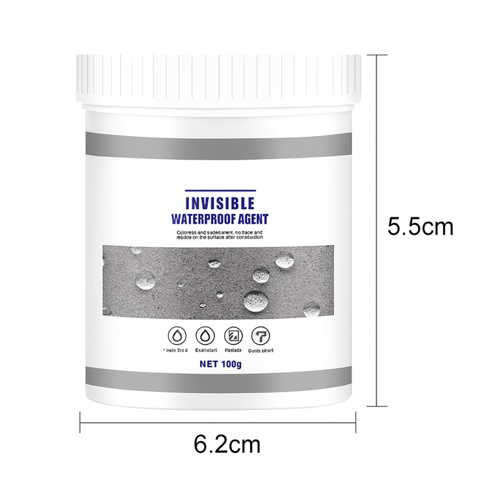 Heimwerker trägt DryShield auf: einfacher Leckschutz & Imprägnierung für DIY-Hausreparaturen.