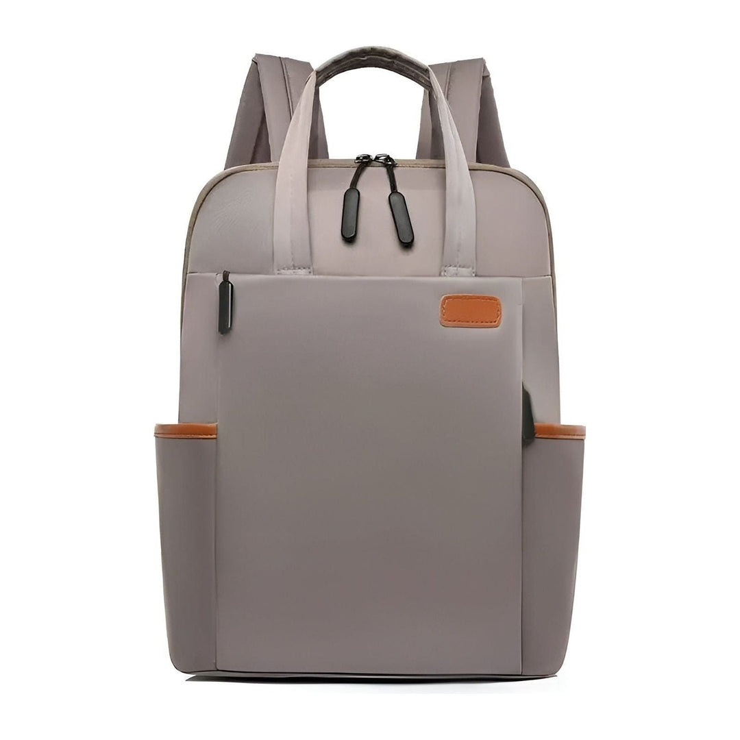 Schlanker Damen Rucksack mit Diebstahlschutz, wasserabweisend, ideal als sichere Umhängetasche für die City.