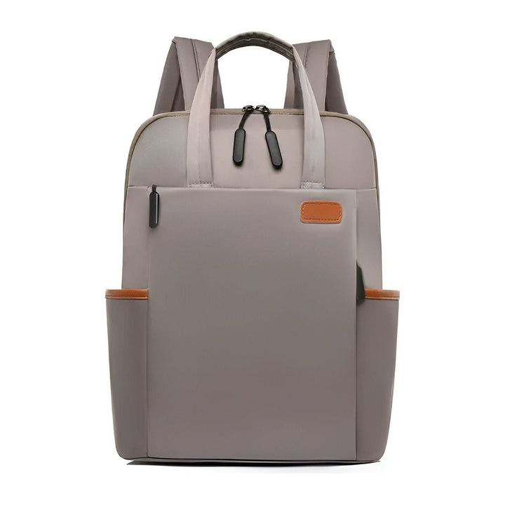 Schlanker Damen Rucksack mit Diebstahlschutz, wasserabweisend, ideal als sichere Umhängetasche für die City.