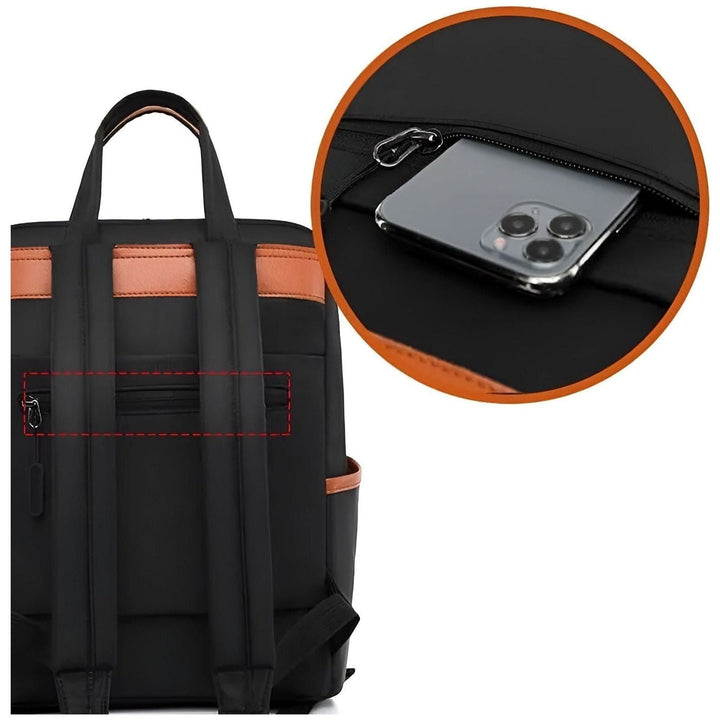 Sicherer Anti-Diebstahl Damen Rucksack, wasserabweisend, vielseitig als City- oder Reisetasche nutzbar.