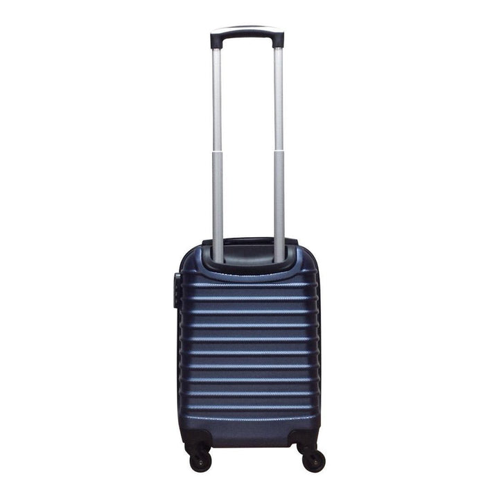 Dunkelblaues Kofferset (2-teilig) aus Hartschale, ein robuster Rollkoffer für jeden Urlaub.