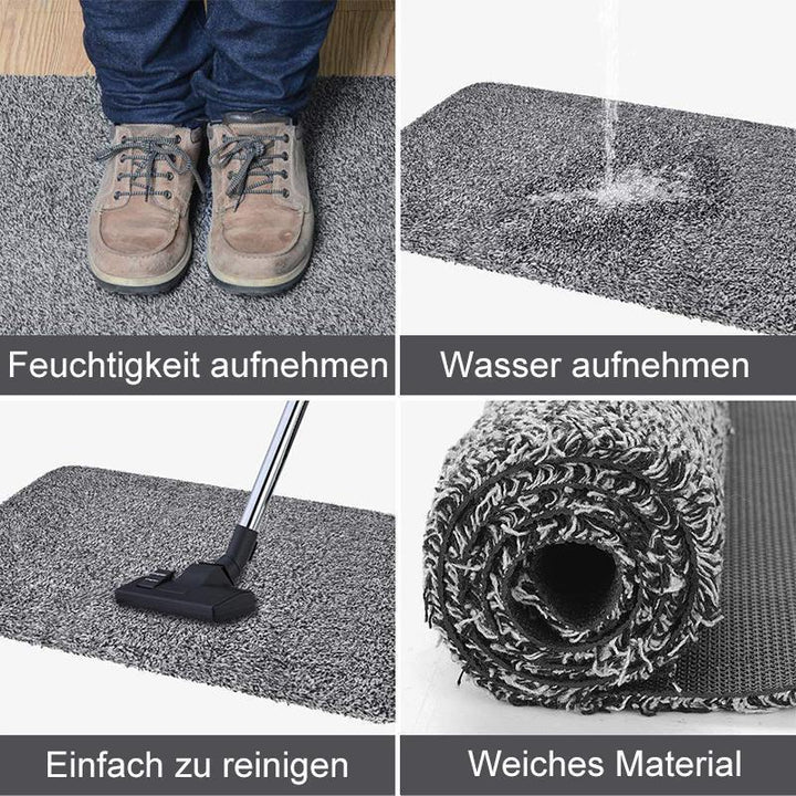 Robuste Fußabtreter für den Eingang, saugfähig gegen Nässe & Schmutz, hält Ihr Zuhause sauber.
