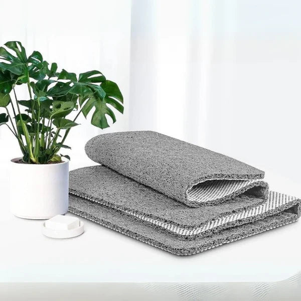 Hochwertige rutschfeste Badematte mit Drainagelöchern, modern & hygienisch. Perfekt für Dusche & Wanne.