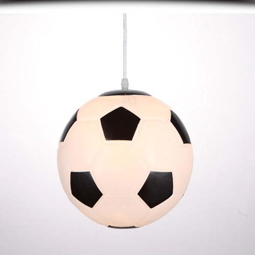 Moderne Fußball-Deckenleuchte für Jungen & Mädchen Kinderzimmer. Helle, dimmbare LED-Beleuchtung.