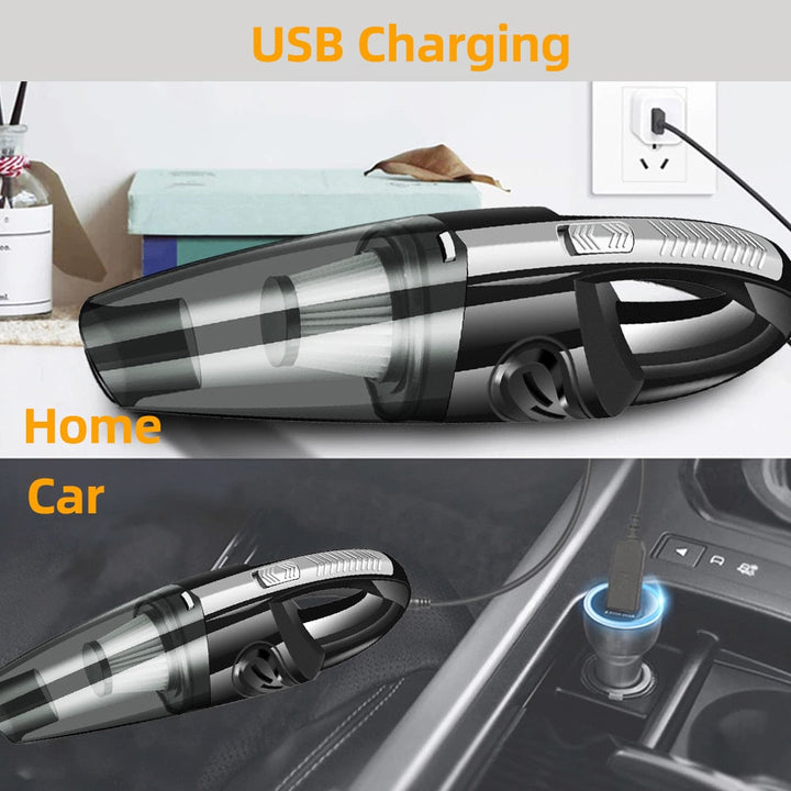 Leistungsstarker EasyVacuum Handstaubsauger: Akku-betrieben für schnelle, gründliche Reinigung überall.