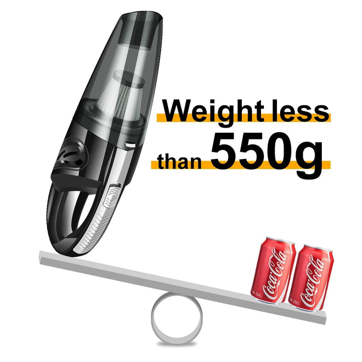 Vielseitiger EasyVacuum Mini-Staubsauger: Ideal zur schnellen Reinigung von Polstern, Regalen und Arbeitsflächen.