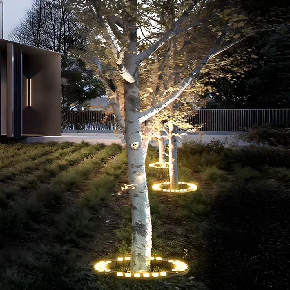 EcoBright LED-Wegbeleuchtung: Moderner Gartenstrahler für sichere & stilvolle Außenbeleuchtung im Garten.