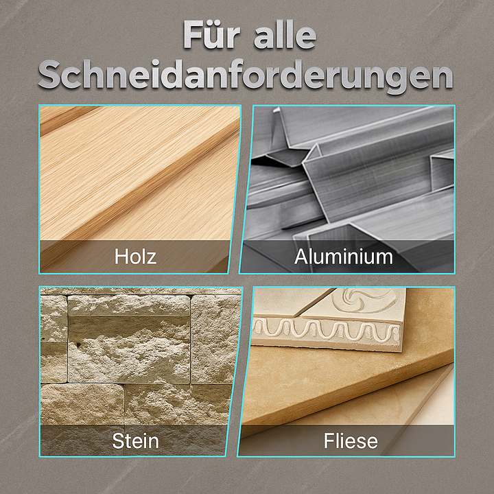 Winkelschleifer-Gehrungsführung 45°, Edelstahl, garantiert exakte und saubere Gehrungsschnitte auf der Baustelle.