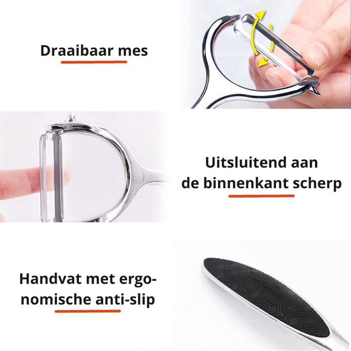 Langlebiger Edelstahl Gemüseschäler, ein unverzichtbares Küchenwerkzeug für den täglichen Gebrauch.