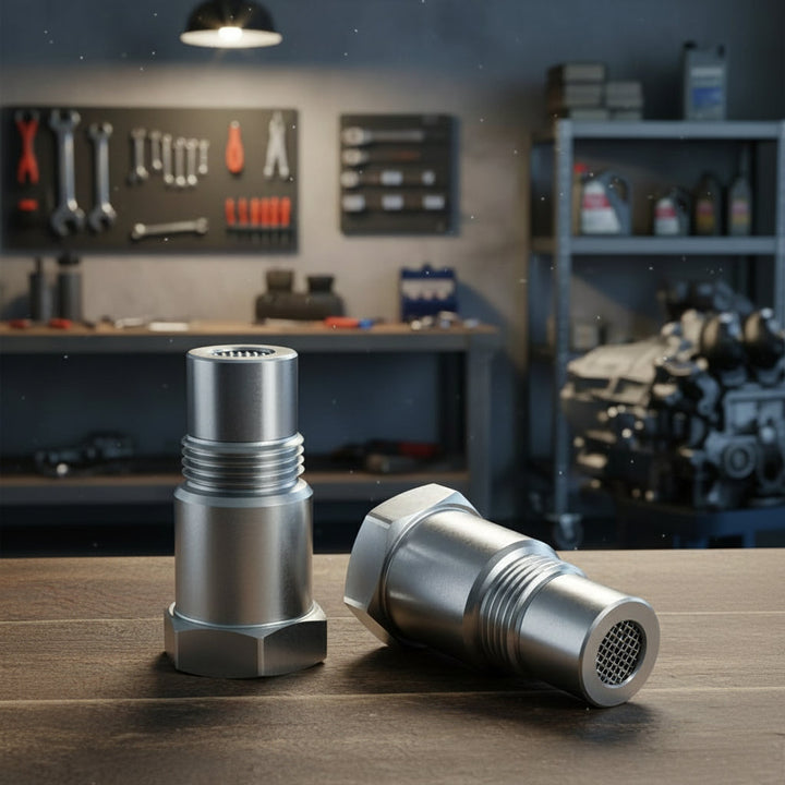 Edelstahl O2 Sensor Adapter M18x1.5 für Abgasanlage, korrosionsbeständig & langlebiges Autozubehör.