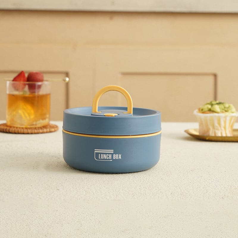 Langlebige Edelstahl-Thermolunchbox, hält Speisen stundenlang warm und frisch.