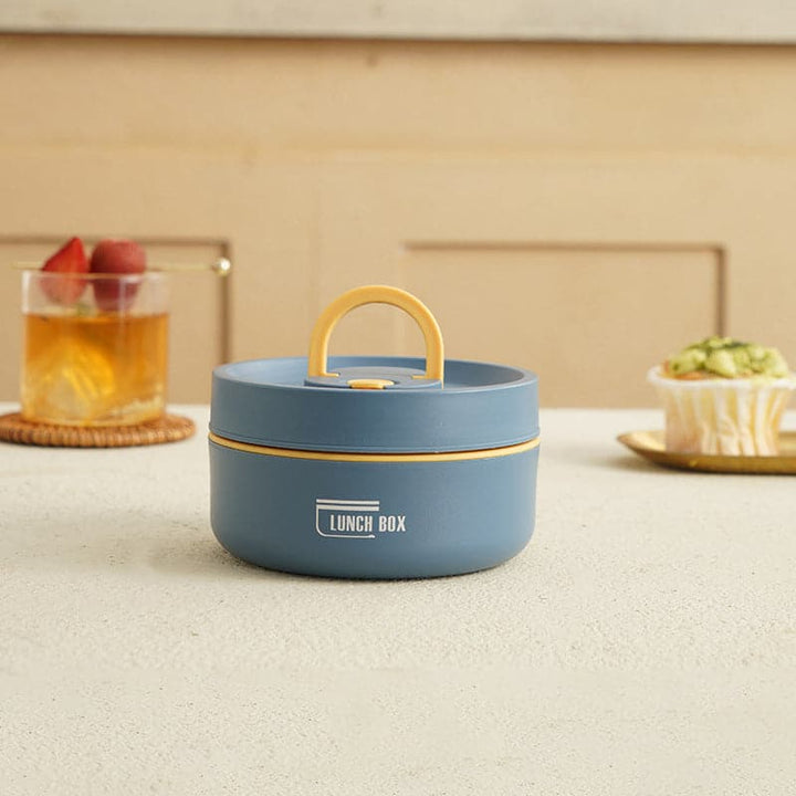 Langlebige Edelstahl-Thermolunchbox, hält Speisen stundenlang warm und frisch.