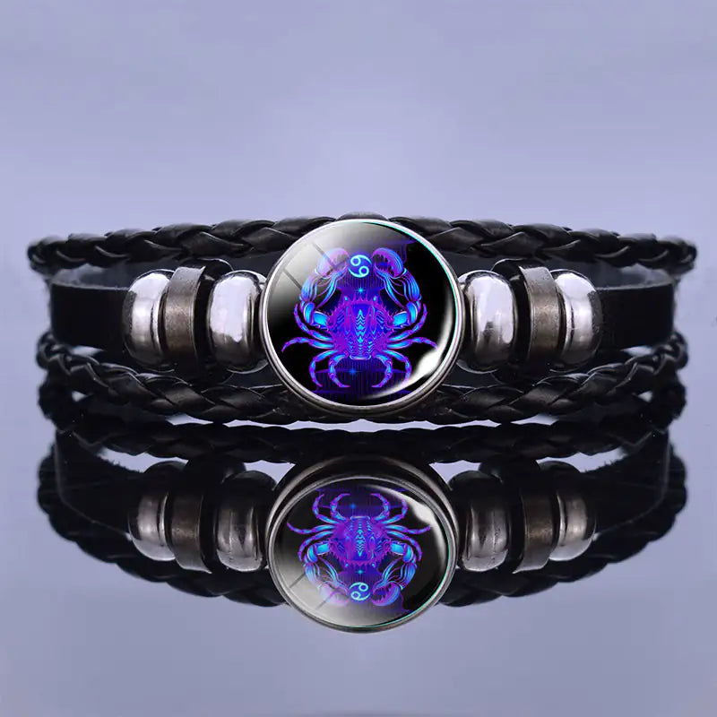 Blauer Lapislazuli und Sodalith Edelstein-Armband für dein Sternzeichen, spirituell & stilvoll.
