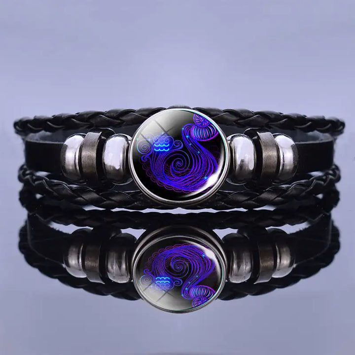 Spirituelles Armband für Astrologie-Fans: Lapislazuli & Sodalith, ein Glücksbringer.